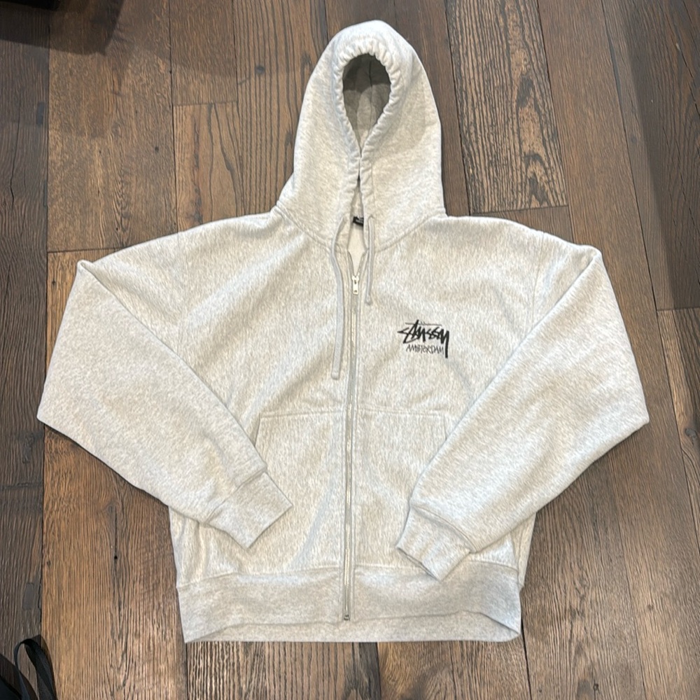 STUSSY Amsterdam zip-up hoodie